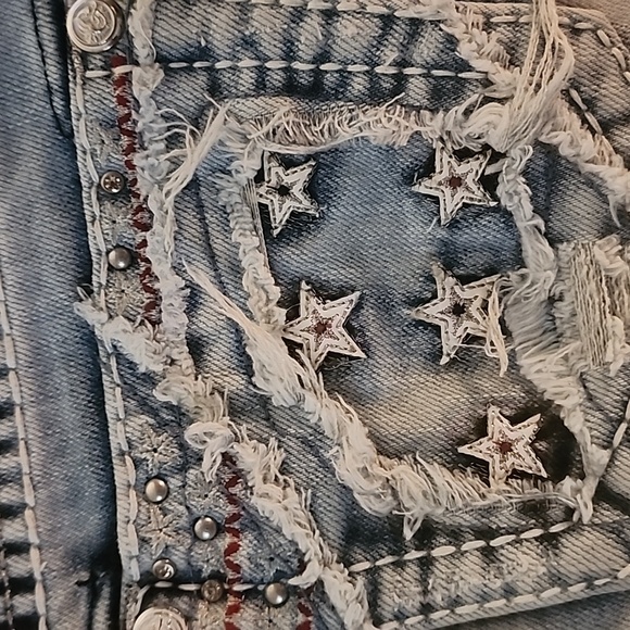 Grace American Flag Short Shorts. Size: 28 - Picture 2 of 7